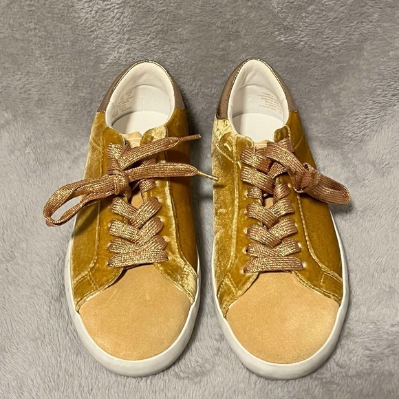 Sam Edelman Big Kids' Aubrie, Lace-Up Sneakers, Girls Size 3M Gold‎ NEW Youth - Picture 3 of 11